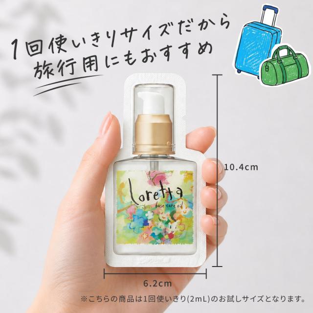 1回使いきりサイズだから旅行用にもおすすめ
