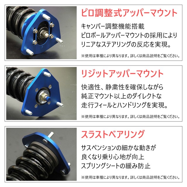 定番在庫 送料無料 減衰力20段調整 フルタップ 全長の通販はau PAY マーケット - PRIENT GARAGE|商品ロットナンバー:468687609 車高調キット LEXUS GRS196 GS430専用 4WD リジットマウント 日本製定番