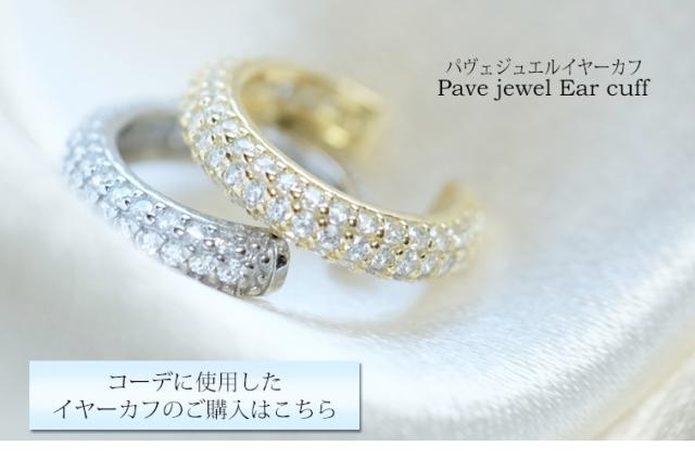 コーデに使用したイヤーカフ