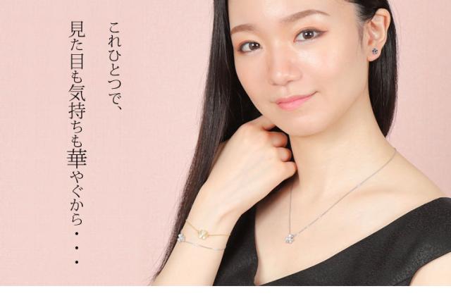 ダフネ ルビー サファイア カラー フラワー ピアス