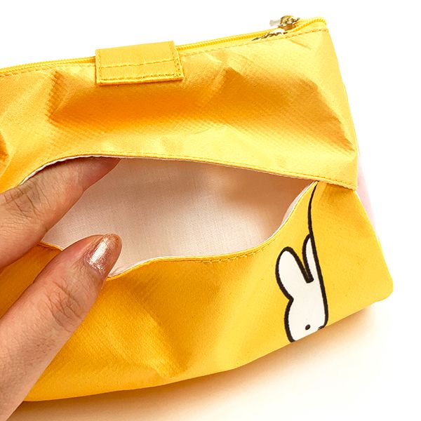 ミッフィ　ポーチ　黄色　新品未使用 miffy メッシュポーチ イエロー ミッフィーZakkaフェスタ2025