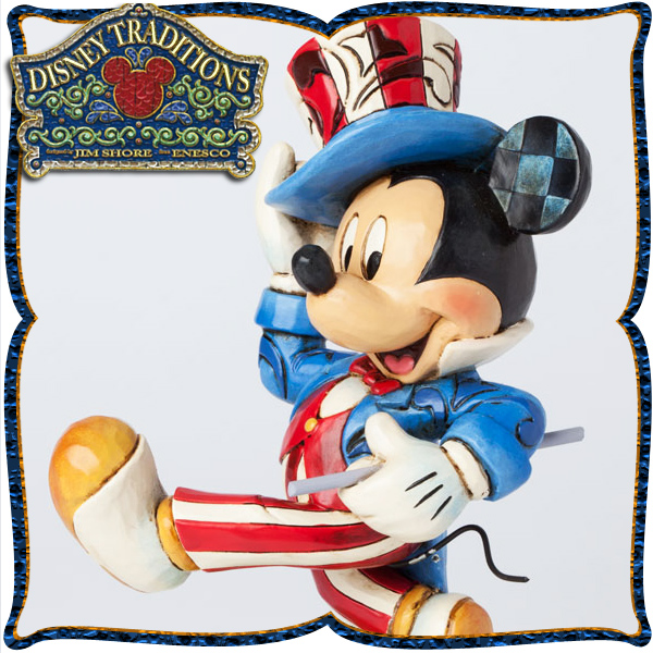 ディズニー 木彫り調フィギュア ミッキーマウス アメリカ大好き ディズニー トラディションの通販はau Wowma ワウマ クーポン対象ショップ Perfect World Tokyo 商品ロットナンバー