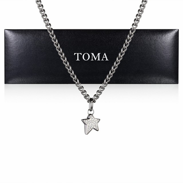 チタンネッ TOMA PAY マーケット - 日王株式会社|商品ロットナンバー:477913836 チタンネックレス 50cm星チャーム保証書付きの通販はau ⇕カラー