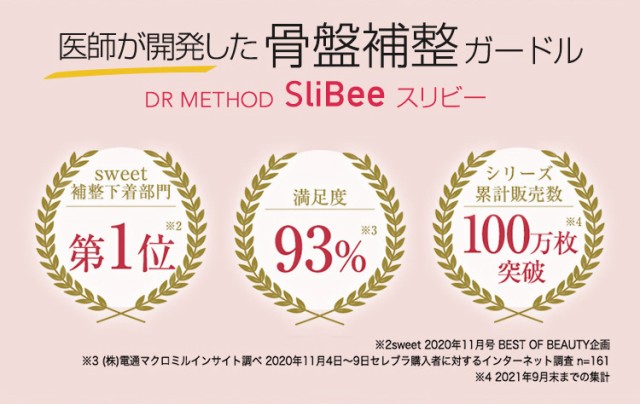 公式】DR METHOD Slibee スリビー デザイン ガードル 骨盤補整