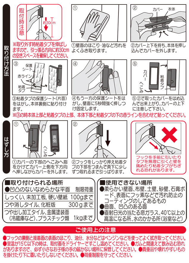 使用方法・使用上の注意