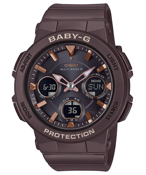 BABY-G 電波ソーラー レディース 腕時計 アナログ デジタル