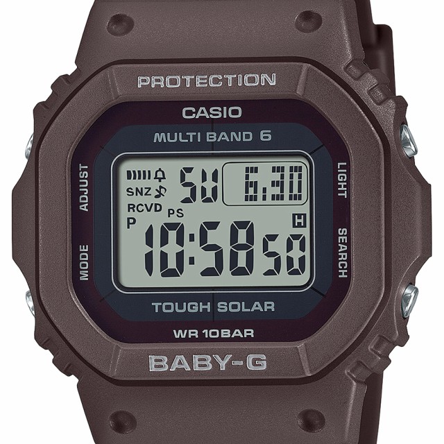 BABY-G 小型 スリム スクエア BGD-5650-5JF レディース 腕時計 電波 ...