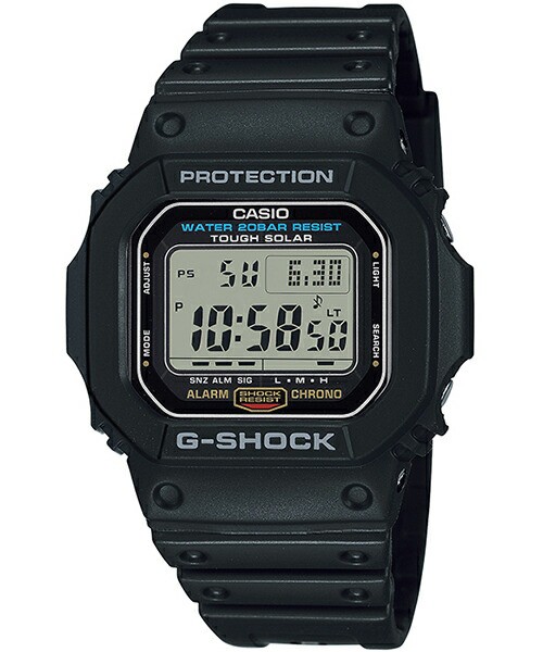 G-SHOCK 5600シリーズ 電波ソーラー メンズ 腕時計 デジタル 樹脂 ...