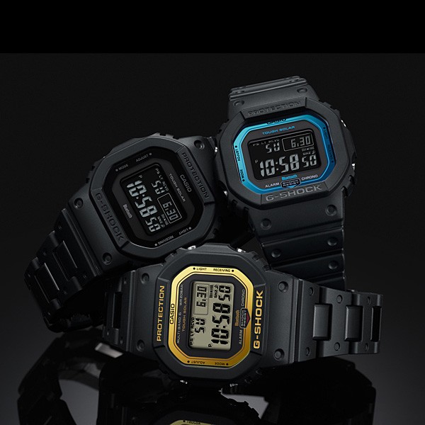 G-SHOCK スクエア 電波ソーラー Bluetooth メンズ 腕時計 デジタル ブラック スピード 反転液晶 GW-B5600BC-1BJF  国内正規品 カシオ｜au PAY マーケット