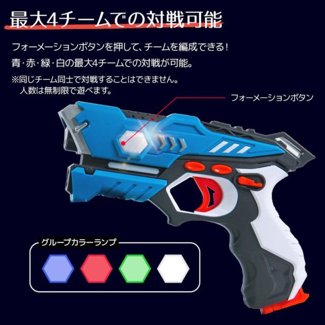 CSTAR-23 　赤外線　トイガン　2個 　レーザーおもちゃ　男の子　銃　ガン Amazon | MRG おもちゃ ガン セット シューティング 赤外線