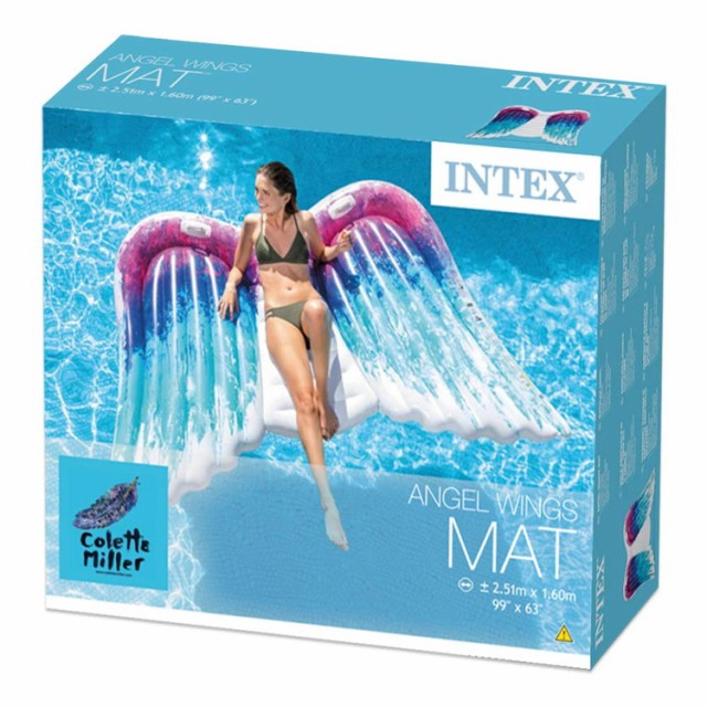 INTEX 浮き輪 天使 羽 フローティングマット フローティング
