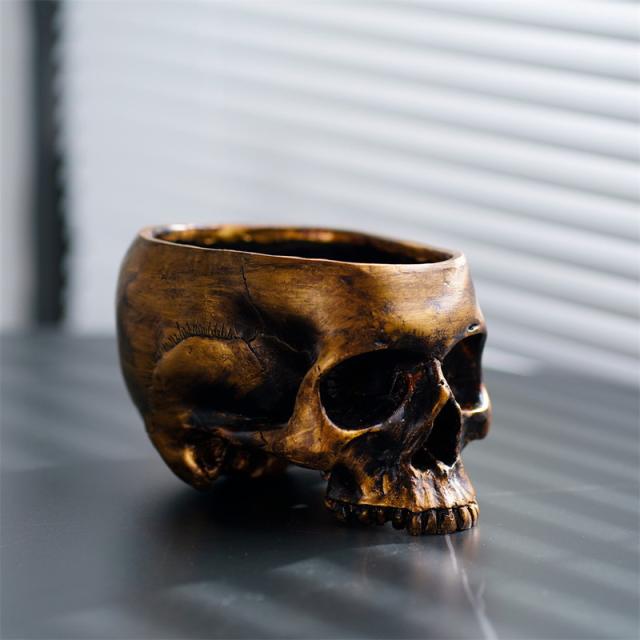 ドクロ 小物入れ 収納 インテリア スカル 髑髏 骸骨【オーナメント