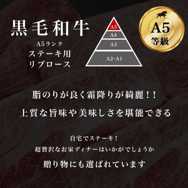 国産黒毛和牛リブロースステーキ
