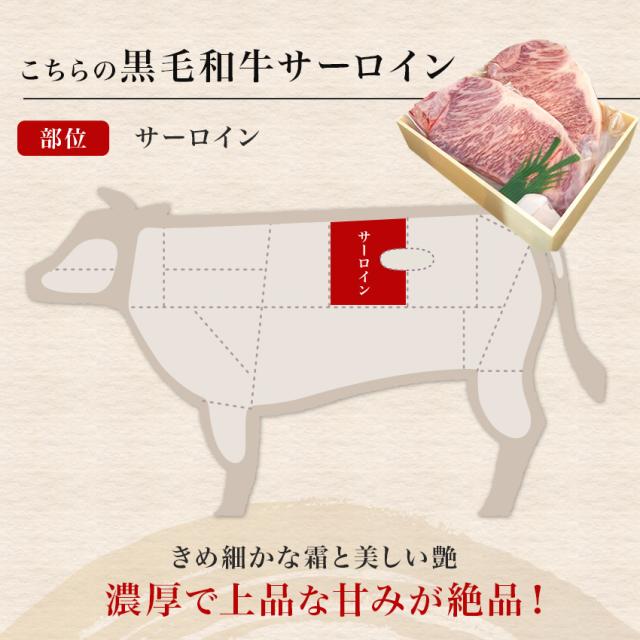 国産黒毛和牛サーロインステーキ