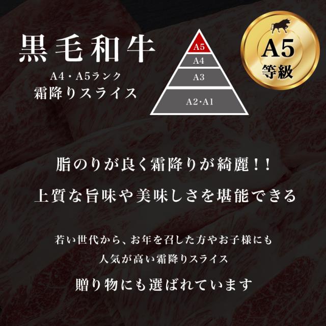 国産黒毛和牛霜降りスライス