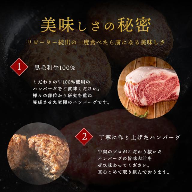 こだわり高品質 プレミアム ハンバーグ 6個入り