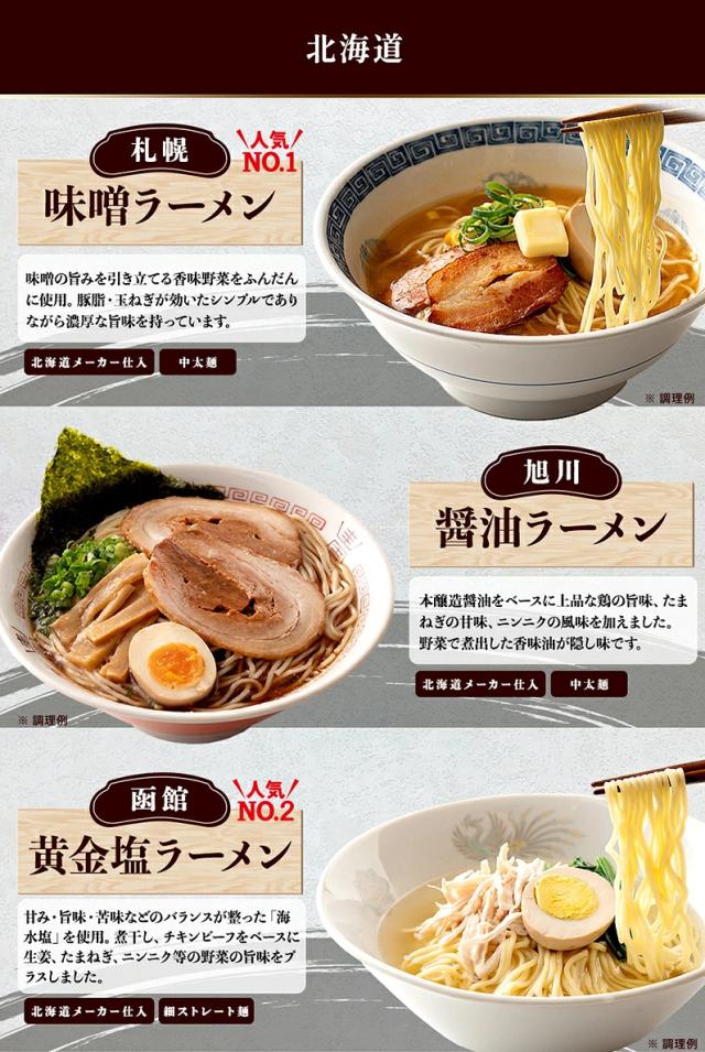 ご当地ラーメン6食セット 