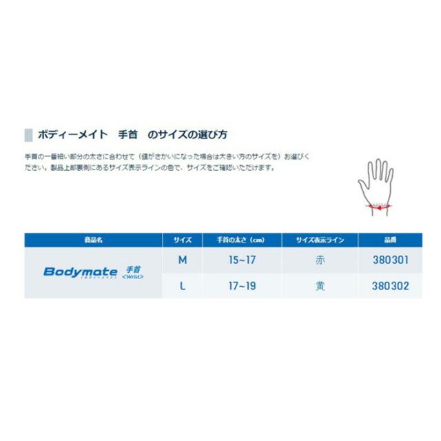 zamst/ザムスト オールジャンル サポーター Bodymate手首_手首用サポーター
