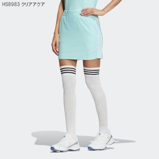 アディダス ゴルフ スリーストライプス ストレッチプルオンスカート レディース 2023年春夏モデル NMJ64