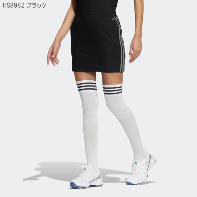 アディダス ゴルフ スリーストライプス ストレッチプルオンスカート レディース 2023年春夏モデル NMJ64