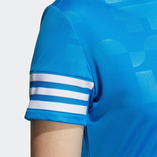 アディダス ゴルフ エンボスプリントS/Sモックネックシャツ レディース 2022年春夏モデル TO688