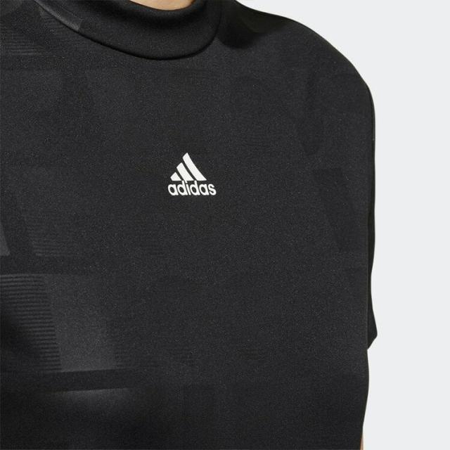 アディダス ゴルフ エンボスプリントS/Sモックネックシャツ レディース 2022年春夏モデル TO688