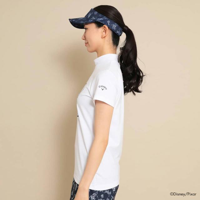 キャロウェイ ゴルフ TOY STORY レディース ストレッチ天竺半袖モックネックシャツ C23134242