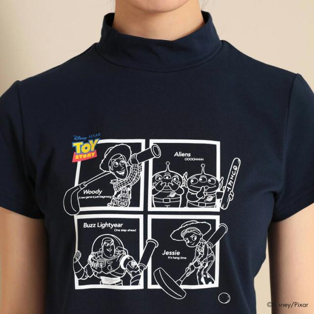 キャロウェイ ゴルフ TOY STORY レディース ストレッチ天竺半袖モックネックシャツ C23134242