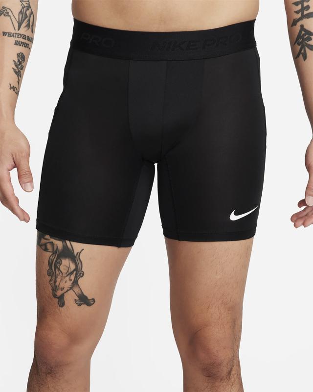 ナイキ 日本正規品 2025SP メンズ ナイキ プロ メンズ Dri-FIT フィットネスショートパンツ ブラック/ホワイト FB7959-010