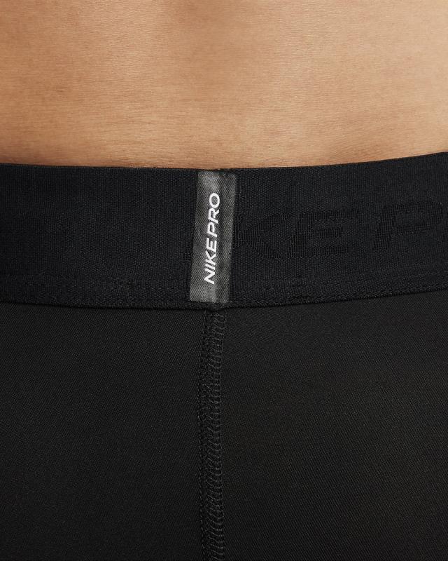 ナイキ 日本正規品 2025SP メンズ ナイキ プロ メンズ Dri-FIT フィットネスショートパンツ ブラック/ホワイト FB7959-010