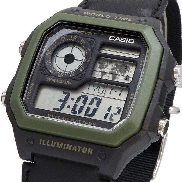 CASIO (カシオ) 腕時計 デジタル AE-1200WHB-1B メンズ 海外モデル 逆輸入品
