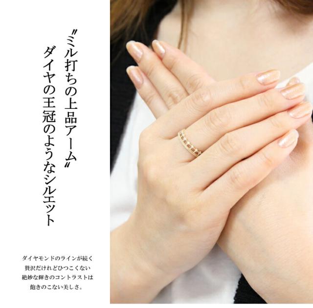 本物 一粒 ダイヤモンド リング 10金 王冠 指輪 シンプル Mpr 0193 4 K10 66