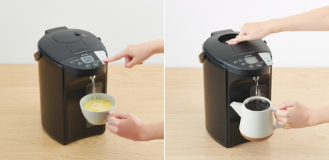 タイガー魔法瓶　蒸気レスVE電気まほうびん　とく子さん　2.2L　アーバンブラック　PIS-G220KE