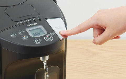 タイガー魔法瓶　蒸気レスVE電気まほうびん　とく子さん　2.2L　アーバンブラック　PIS-G220KE