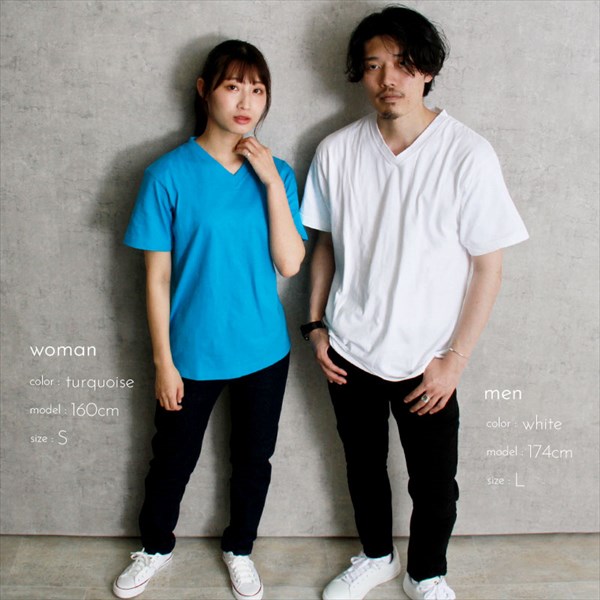 送料無料 Tシャツ Vネック VネックTシャツ メンズ レディース 半袖 無地 綿100% 夏 コットン100% シンプル 大きいサイズ XS S M L XL 春 夏 秋 冬 作業着 吸汗 速乾 白 黒 グレー スポーツ カジュアル かわいい お出かけ 楽ちん ゆったり Ladies mens tops 20代 30代 40代