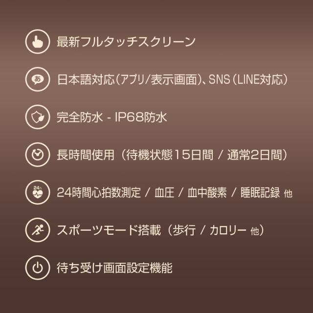 工場直送 スマートウォッチ レディース 心拍 睡眠測定 スポーツモード 血圧 血中酸素 Iphone Android Line通知 日本語 防水 腕時計 激安特価 Www Iacymperu Org