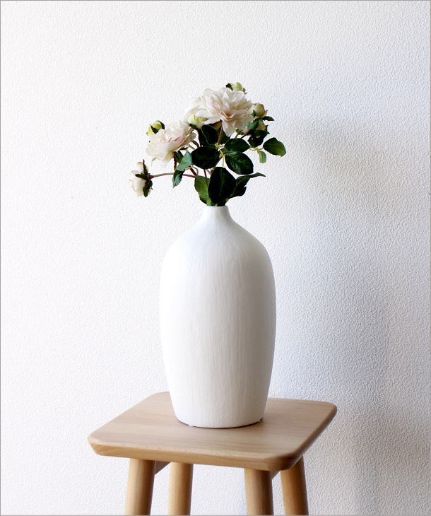花瓶 フラワーベース おしゃれ 磁器 花器 花入れ ホワイト 白 ナチュラル シンプル かわいい 磁器のフラワーベース プランパー｜au PAY  マーケット