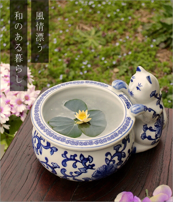 特大　壺　大鉢　レトロ　金魚鉢　（取りに来れる方限定） 金魚鉢 陶器 おしゃれ 和風 水鉢 睡蓮鉢 メダカ鉢 かわいい