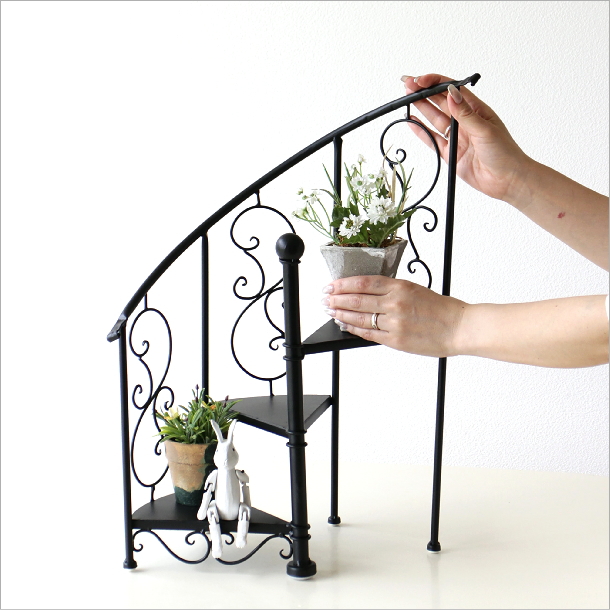 アイアン　金属　花台　フラワーベース　植木鉢台　プランターラック　スタンド　園芸 楽天市場】プランターベース 花台 アイアン 3段 4段 植木鉢 鉢