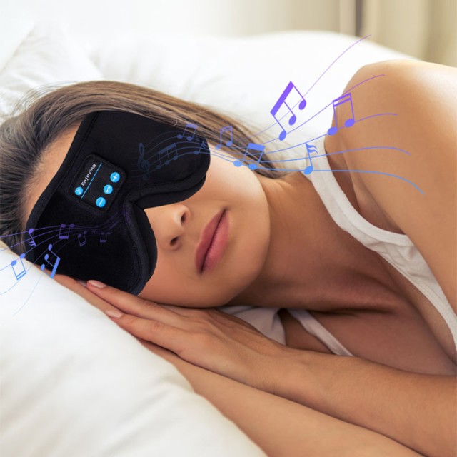 アイマスク 睡眠用 ブルートゥース スピーカー付き Bluetooth5.0 音楽