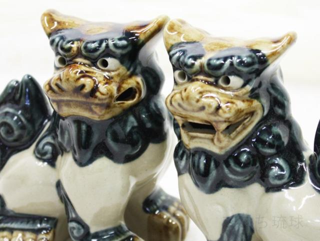 琉球焼きシーサー（小）アップ