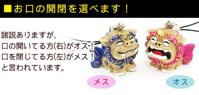 キングシーサー口の開閉選べます。