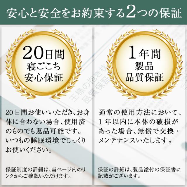 1年間の品質保証