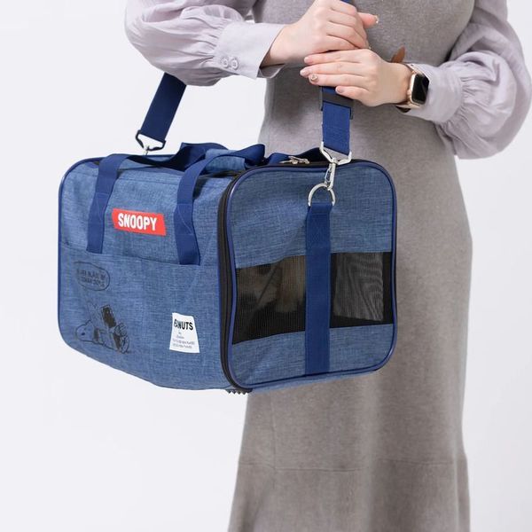 バッグキャリースヌーピー可愛いキャラクター人気ペット犬猫スリーアローズSNOOPYタンクキャリーS