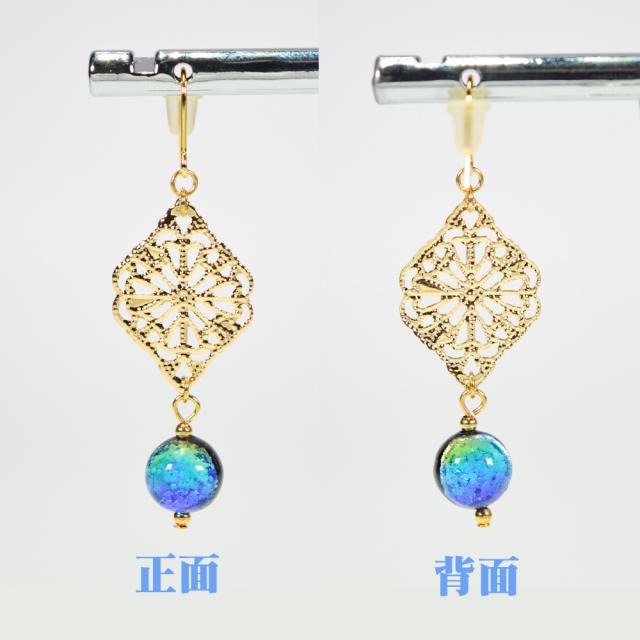 ホタルガラス ピアス/イヤリング