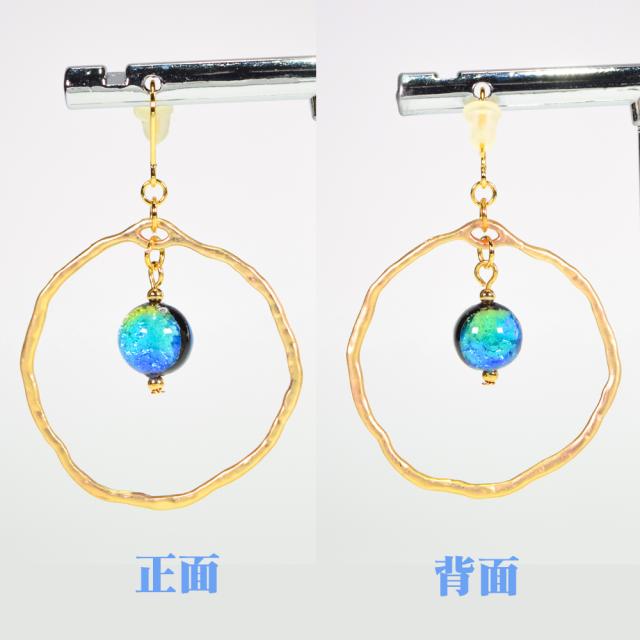 ホタルガラス ピアス/イヤリング