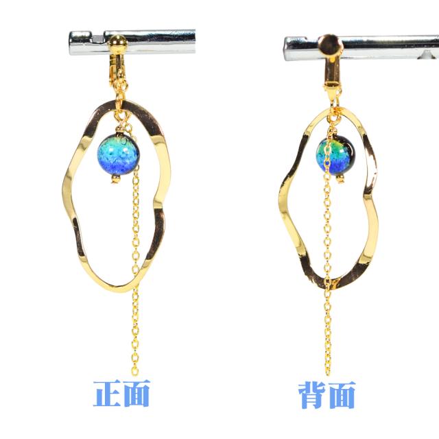 ホタルガラス ピアス/イヤリング