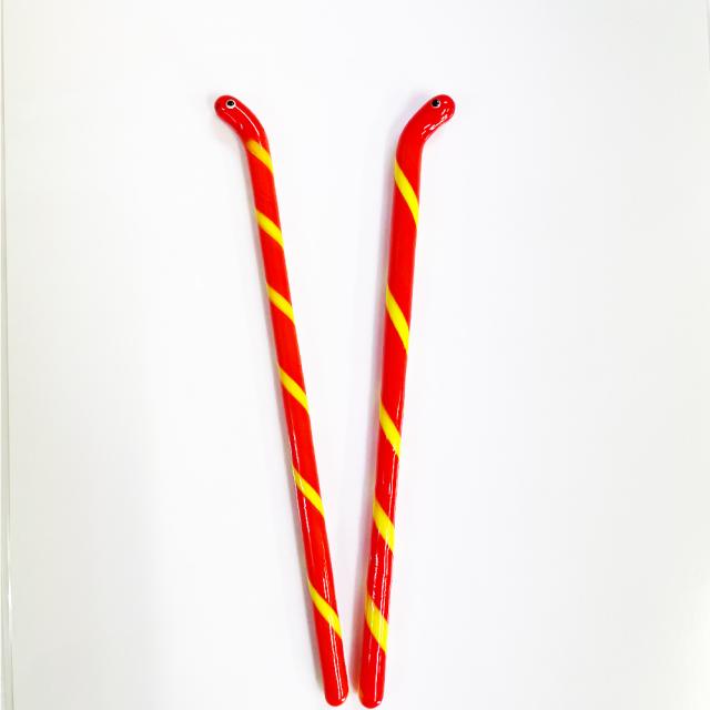 うみのなかま ガラス マドラー ニシキアナゴ