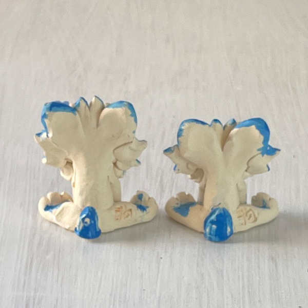 ほのぼのシーサー 花付き