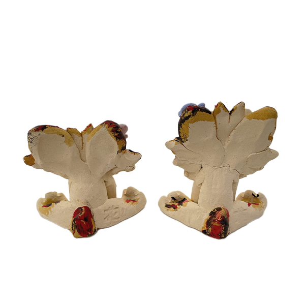 ほのぼのシーサー 花付き